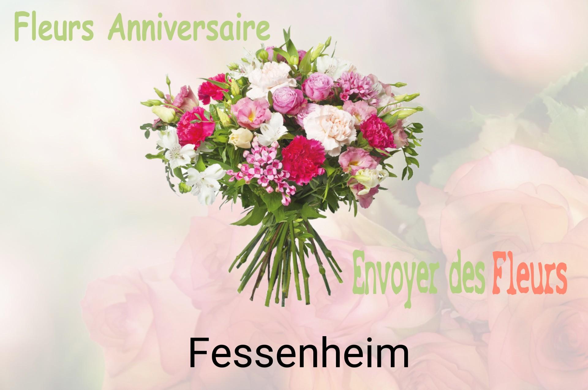 Bouquet de fleurs d’anniversaire livré à Fessenheim