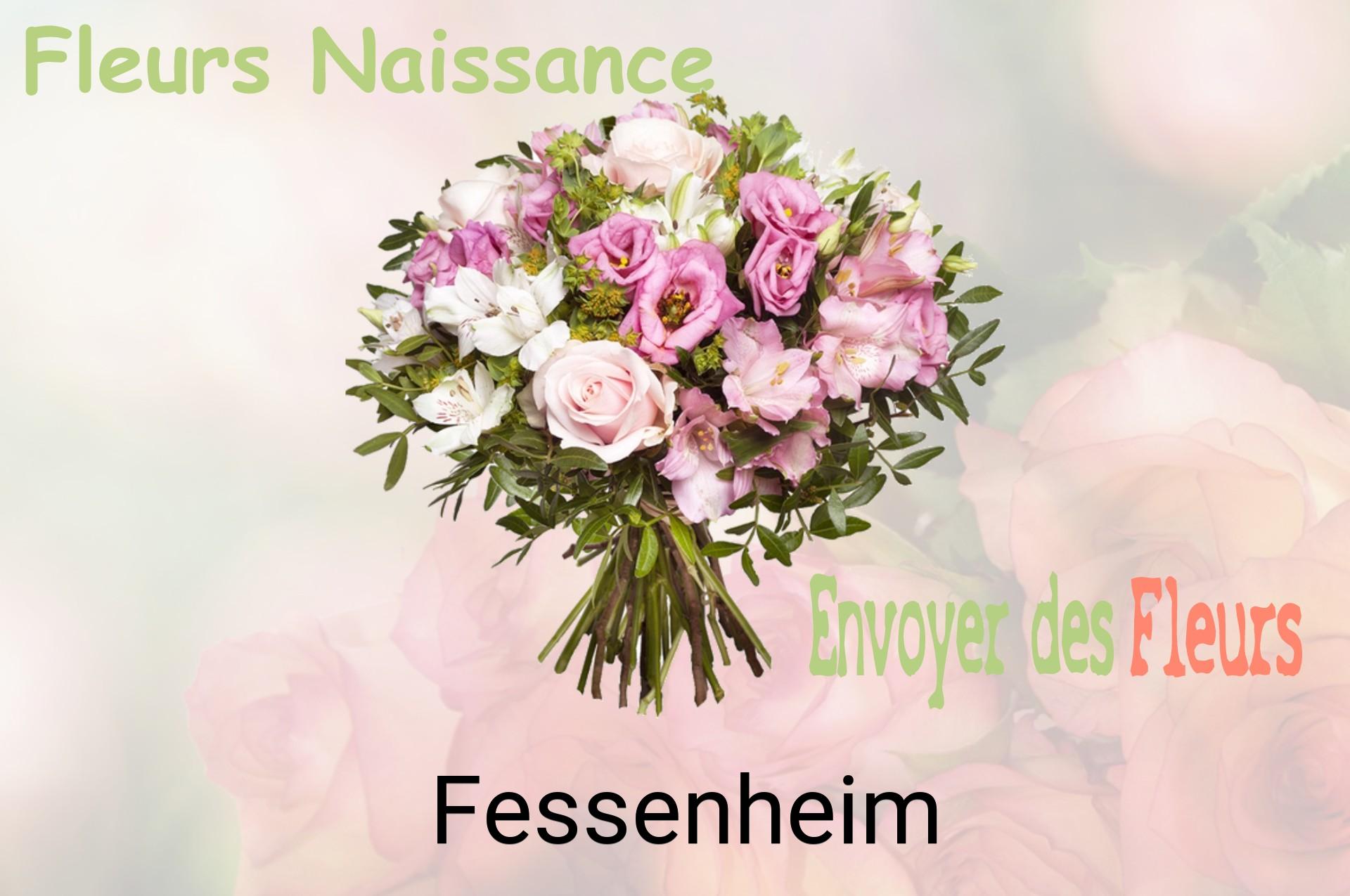 Bouquet de fleurs de naissance livré à Fessenheim